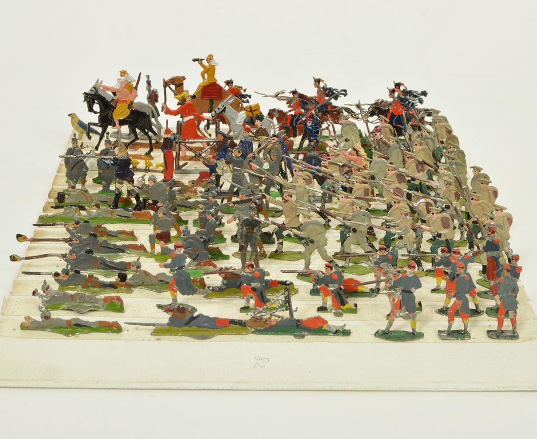 Grouping of Miniature Lead Toy Soldiers (1 of 13)