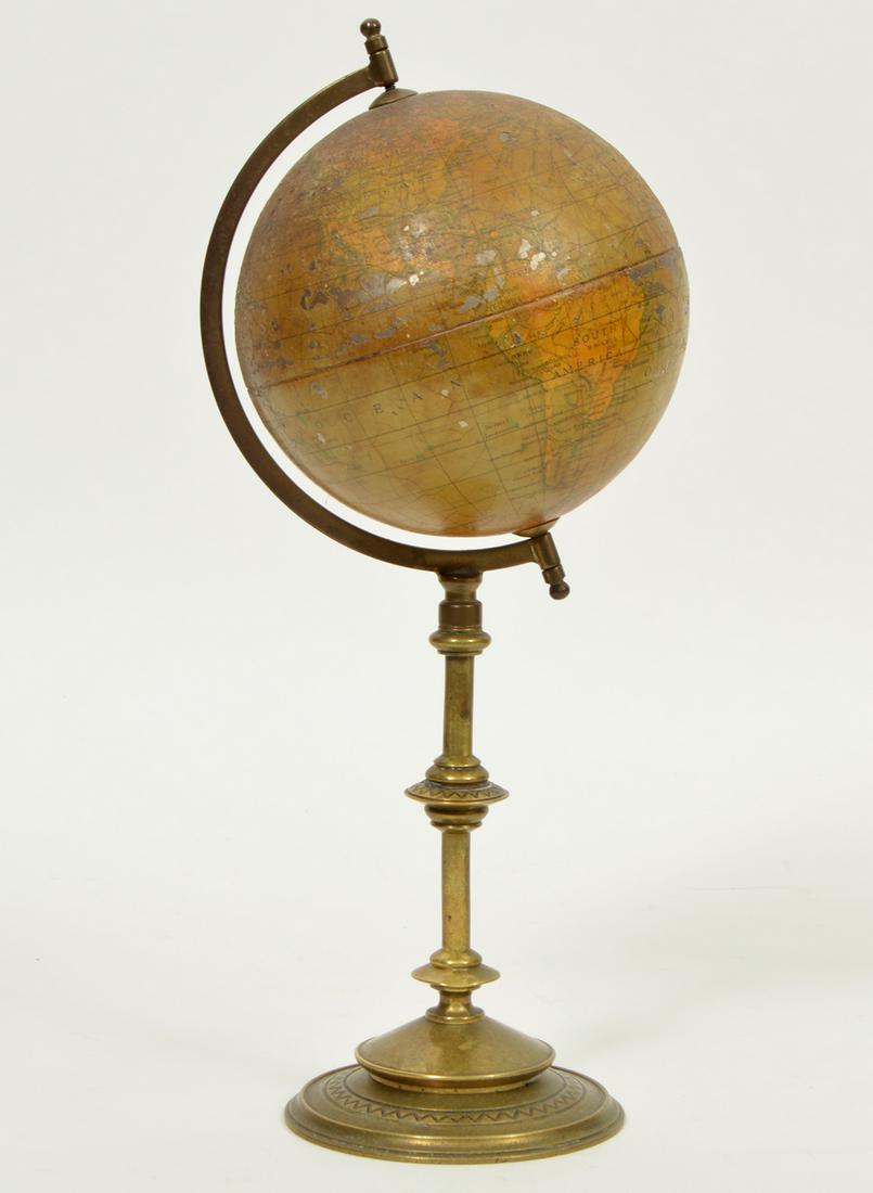 Early 20th Ct Brass & Metal Globe (1 of 10)