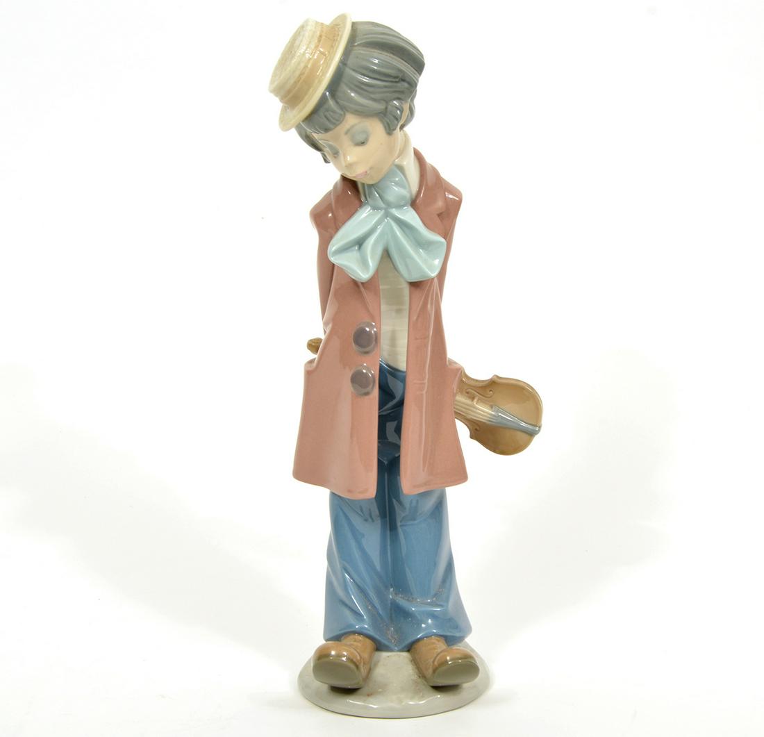Lladro Clown Boy with Violin #5057 (1 of 6)