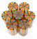 7 Italian 'Ribbon' Art Water Glasses - 3