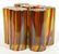 7 Italian 'Ribbon' Art Water Glasses - 4