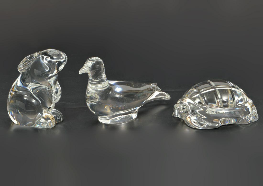 3 Baccarat Crystal Paperweights (1 of 4)