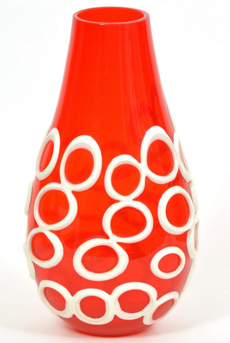 Signed Art Glass Vase 2002 (1 of 7)