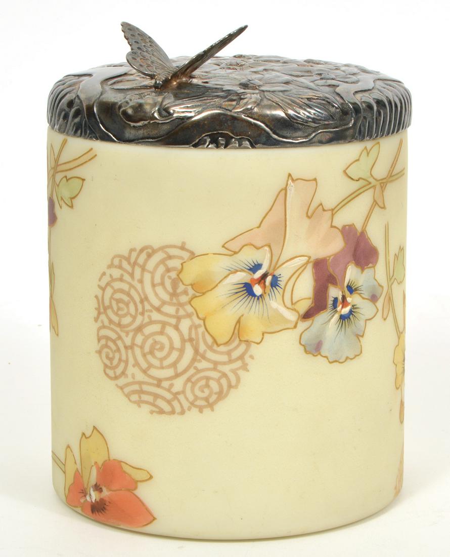 Vintage Mt. Washington Floral Lidded Jar (1 of 8)