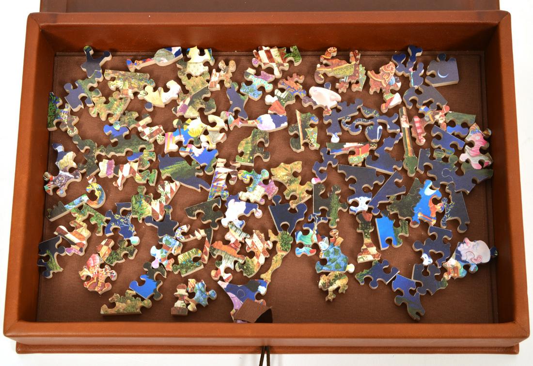 Stave Puzzle 'Twilight' with Leather Puzzle Box (1 of 7)