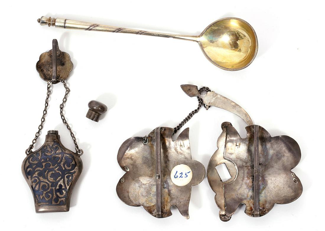 3 Piece Russian Niello Lot (1 of 6)