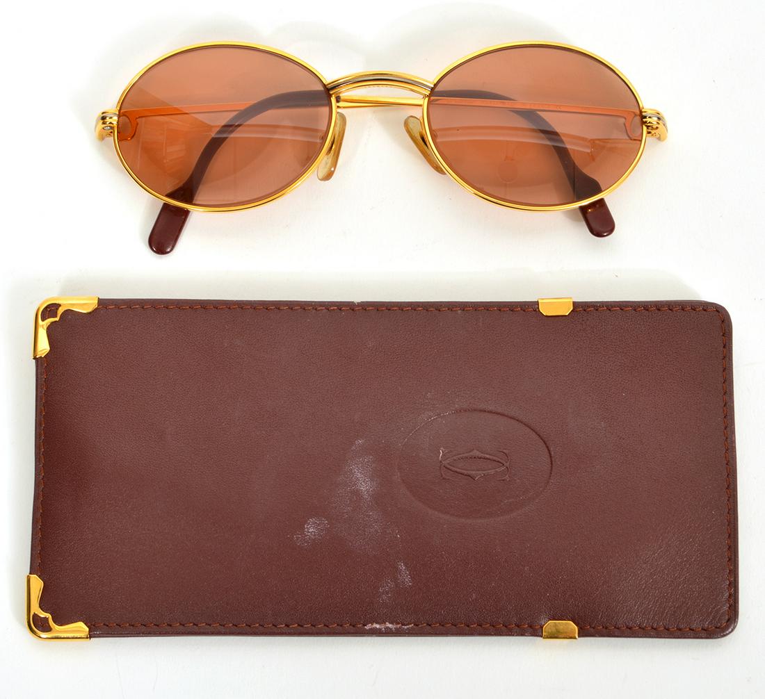 Vintage Cartier Eyeglasses / Sunglasses 53-22 (1 of 9)