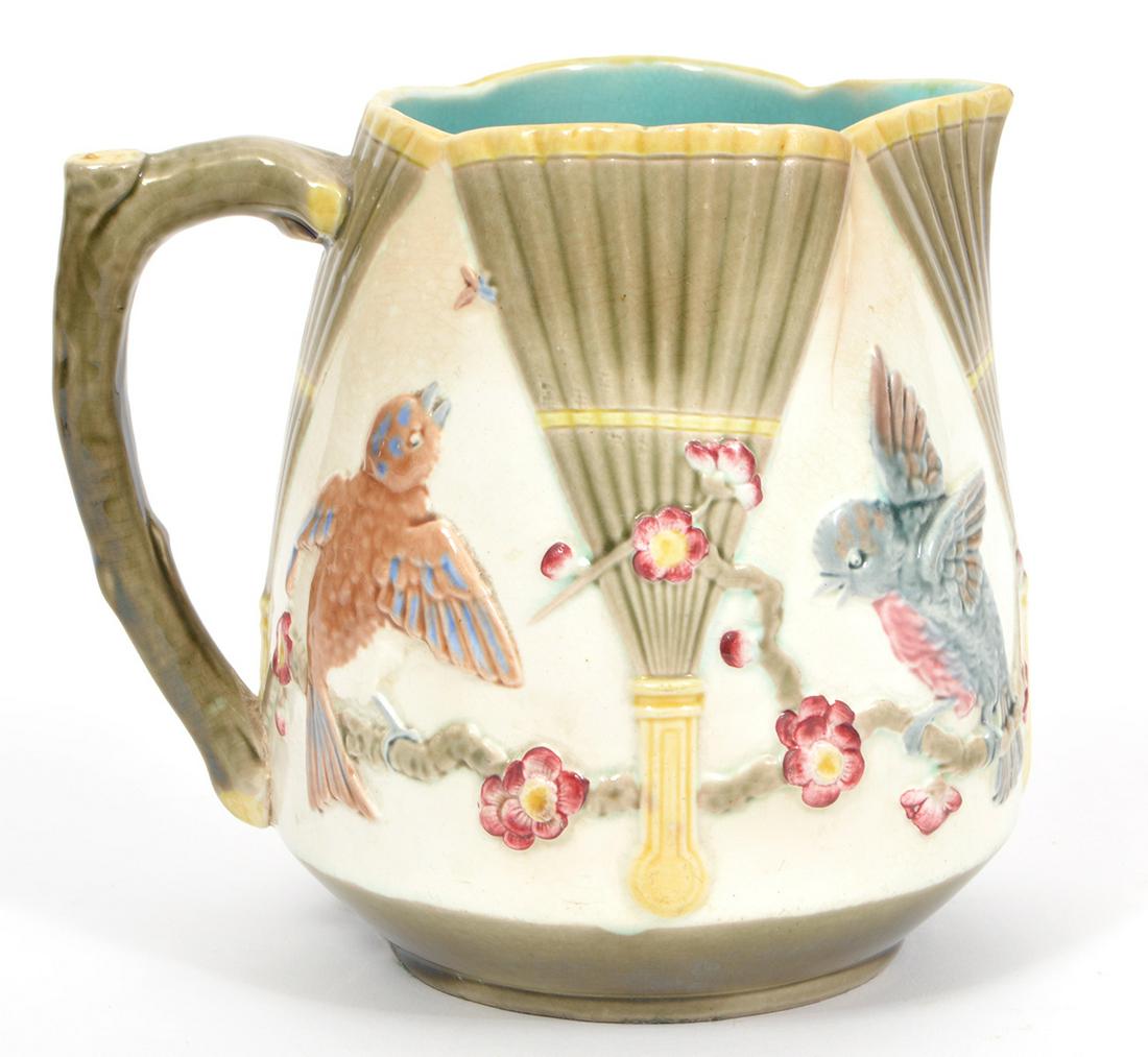 Wedgwood Majolica Bird Decorated Pitcher (1 of 7)
