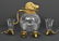 Valenti Lion Head Pitcher & 4 Glasses - 4