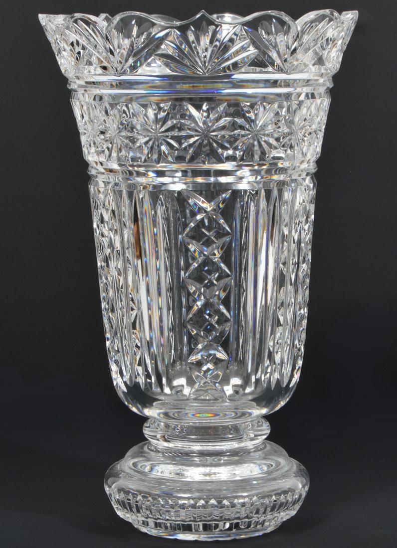 Waterford Crystal Tall Vase with Diamond Cuts (1 of 7)