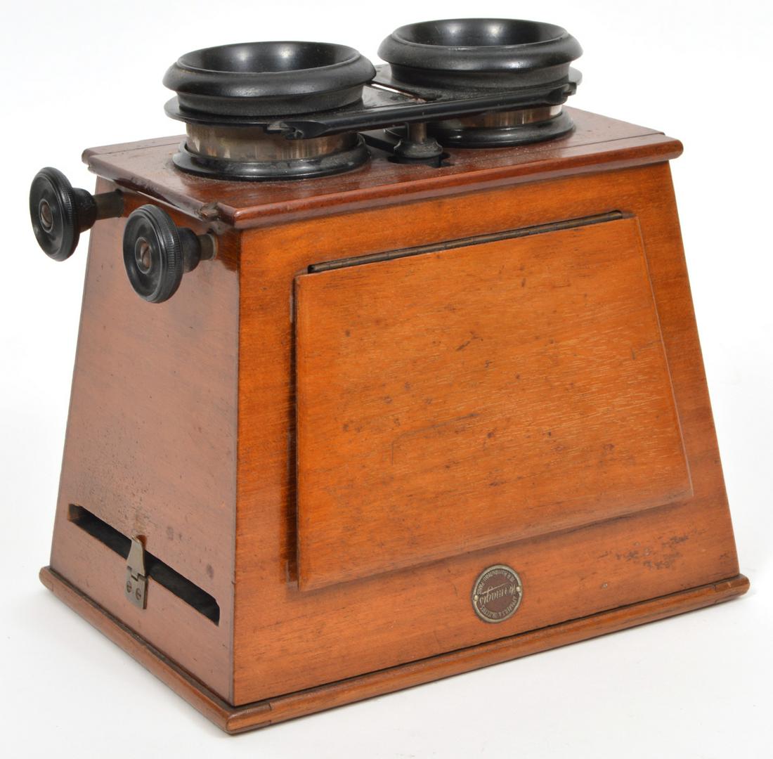 Antique Hermagis Stereoscope 3D Glass Slide View (1 of 8)