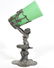 Art Nouveau Silvered Metal Figural Glass Holder