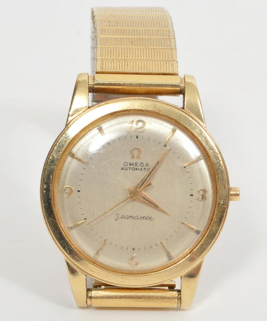 14K YG Omega Seamaster Automatic Wristwatch (1 of 6)