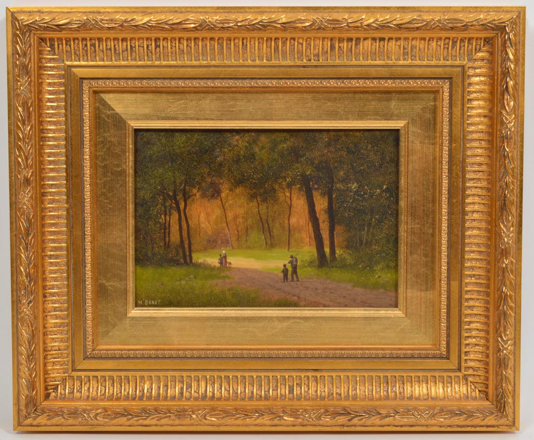 M. Donat 19th Ct. Landscape Oil Painting (1 of 6)