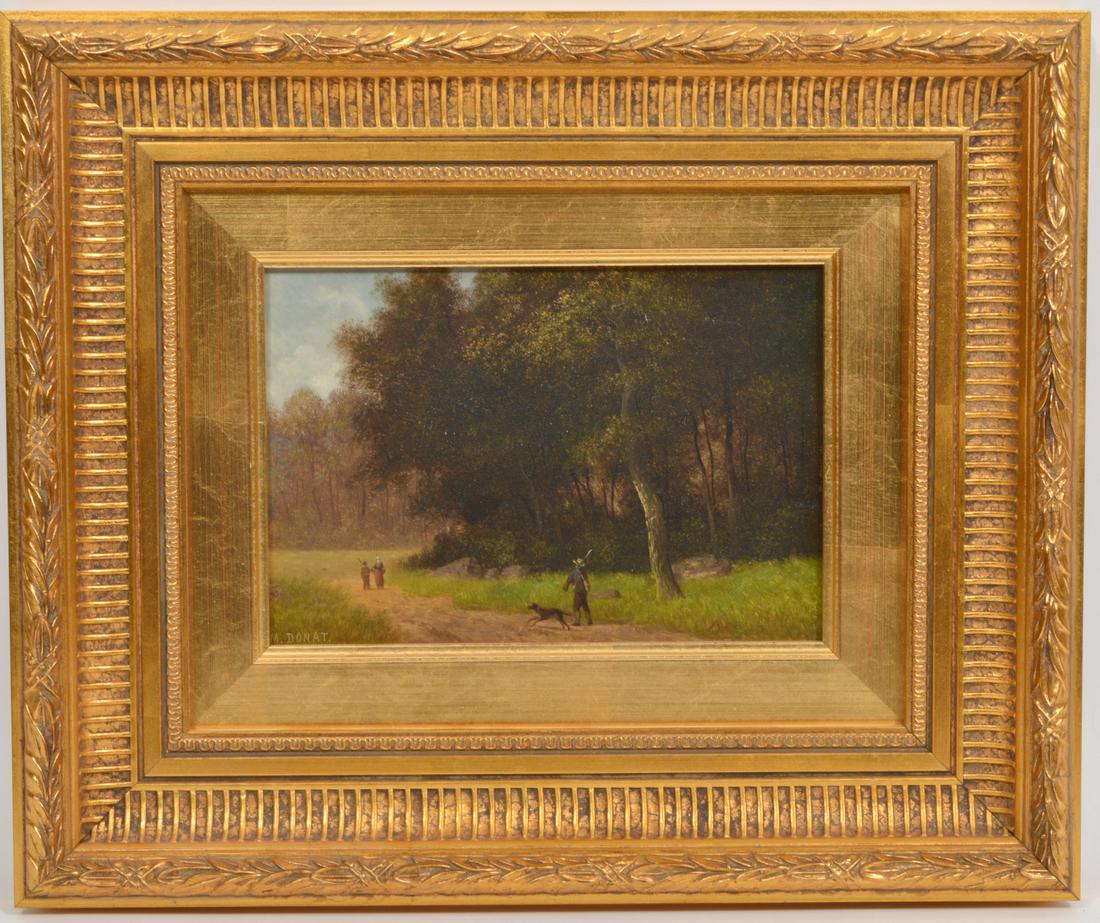 M. Donat Oil Painting of Hunting Scene (1 of 4)