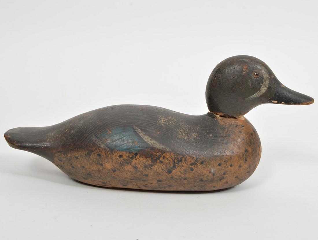 Antique Carved Duck Decoy (1 of 7)