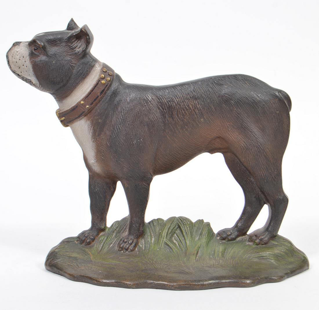 Boxer Iron Doorstop Bradley & Hubbard (1 of 5)
