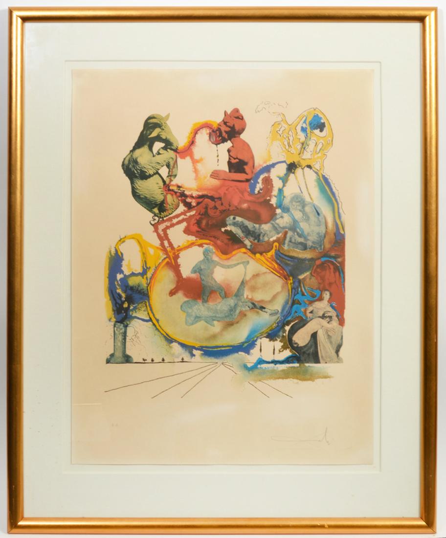Salvador Dali Lithograph on Paper (1 of 6)