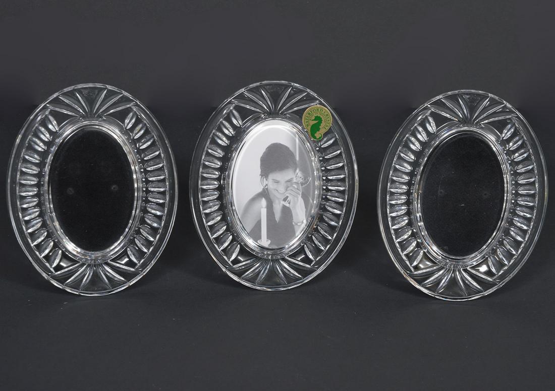 3 Waterford Crystal 'Overture' Picture Frames (1 of 4)