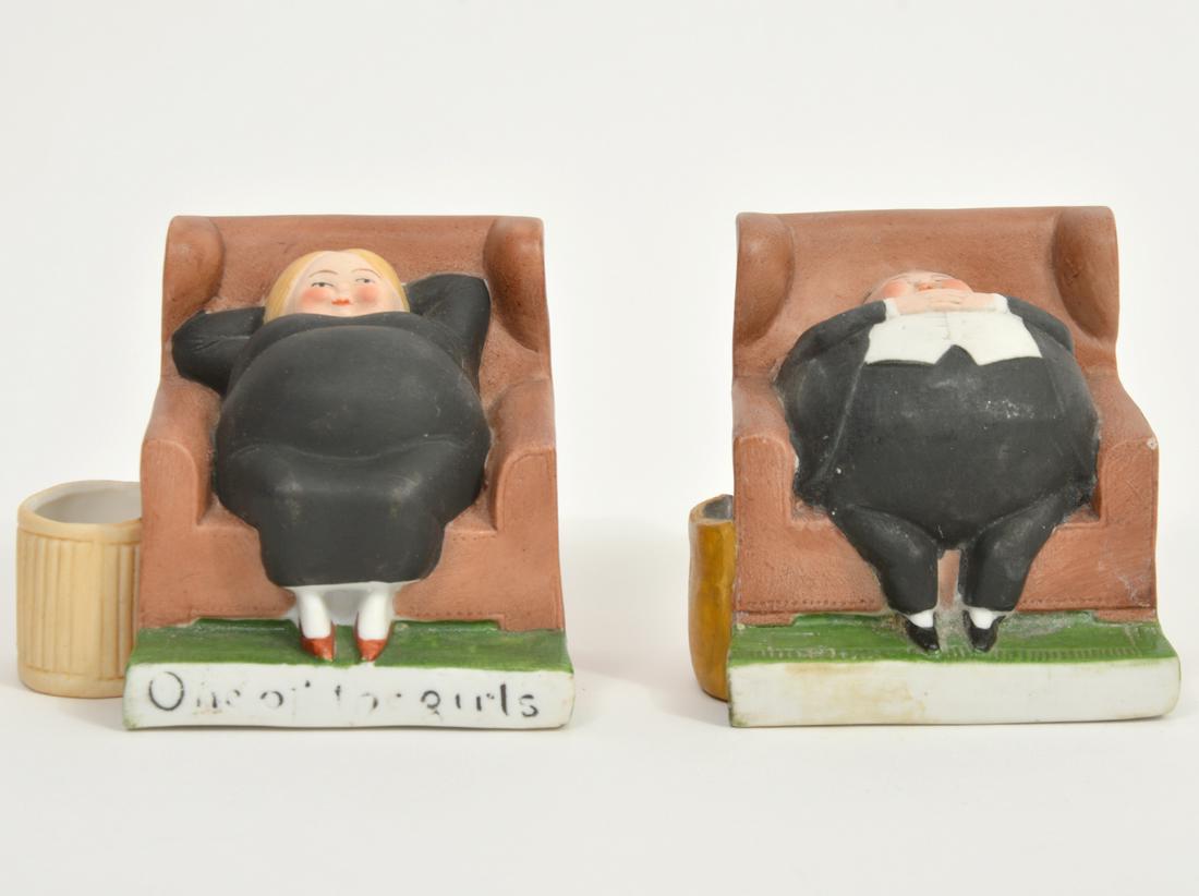 Pair of Attr. Schafer & Vater Bisque Figures (1 of 6)