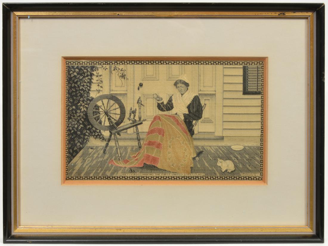 Bestsy Ross' Jacquard Woven Silk Image (1 of 7)