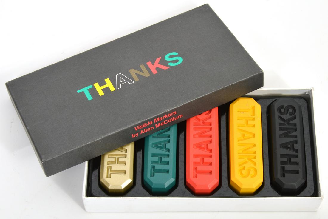 Allan McCollum Visible Markers 'Thanks' (1 of 8)