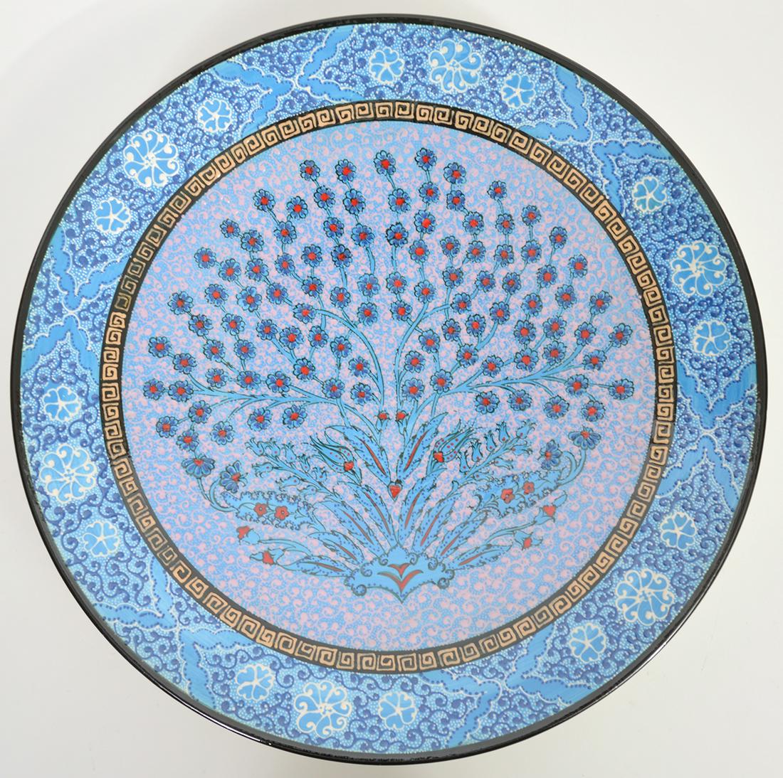 Turkish Hand Painted & Signed Wall Plate (1 of 6)