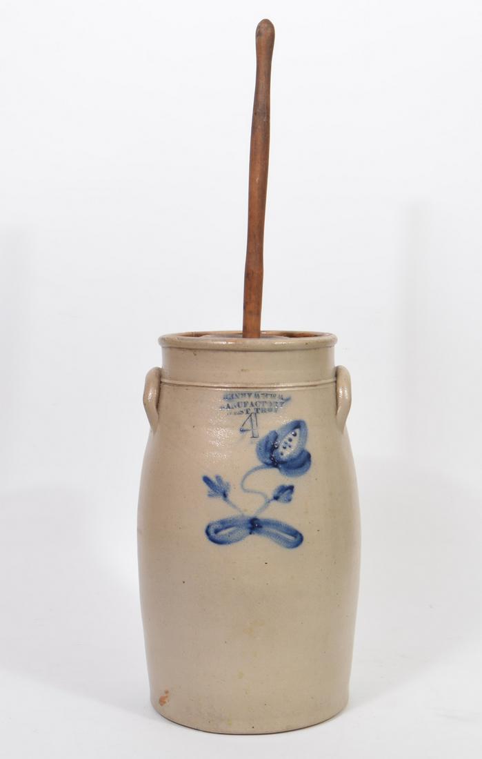 Stoneware Butter Churn by William Warner (1 of 11)