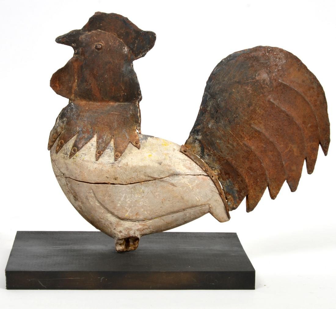Early American Folk Art Rooster Weathervane (1 of 4)