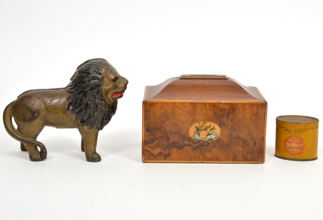 3 Assorted Antique Still Banks (1 of 16)