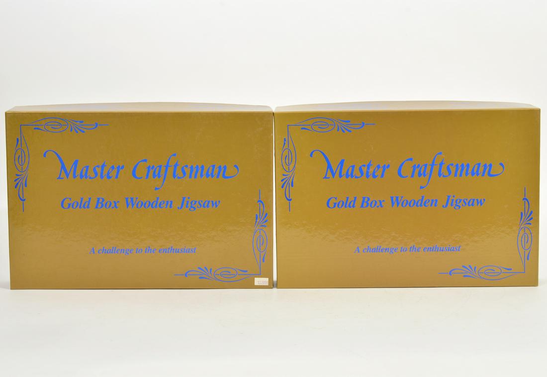 2 Master Craftsman Gold Box Wooden 800 Pc. Puzzles (1 of 4)