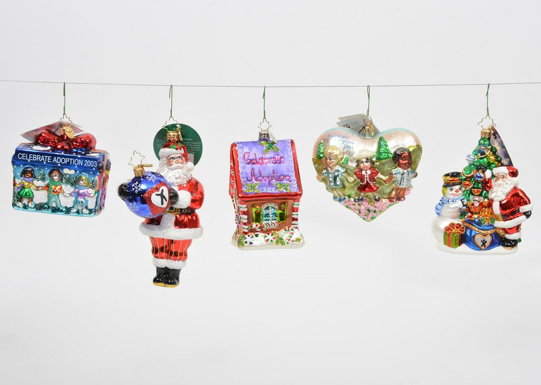 5 C. Radko Christmas Ornaments Celebrate Adoption (1 of 16)