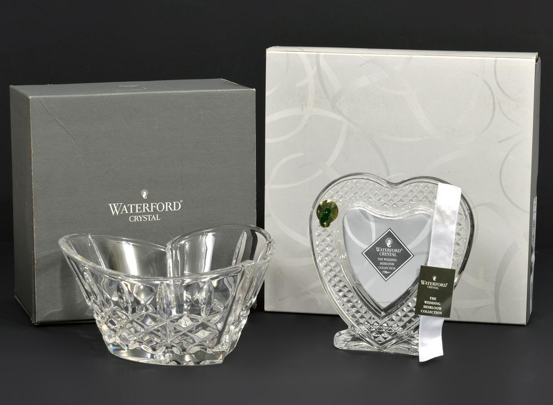 Waterford Crystal Heart Frame & Sweetheart Bowl (1 of 7)
