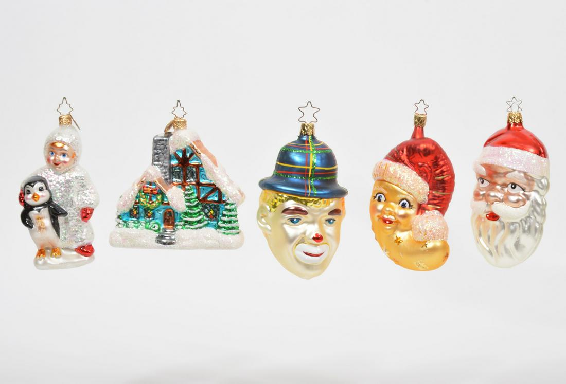 5 Christopher Radko Christmas Ornaments (1 of 5)