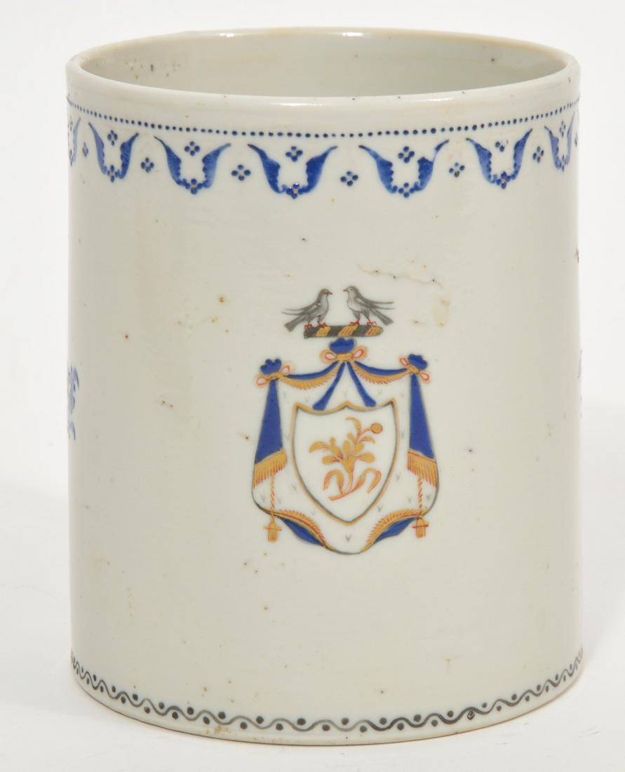 Chinese Export Armorial Mug (1 of 6)