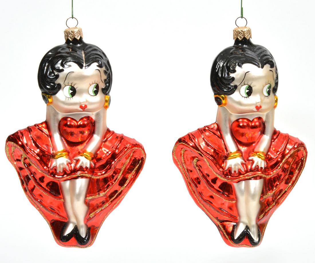 2 Vintage Christopher Radko Betty Boop Ornaments (1 of 3)