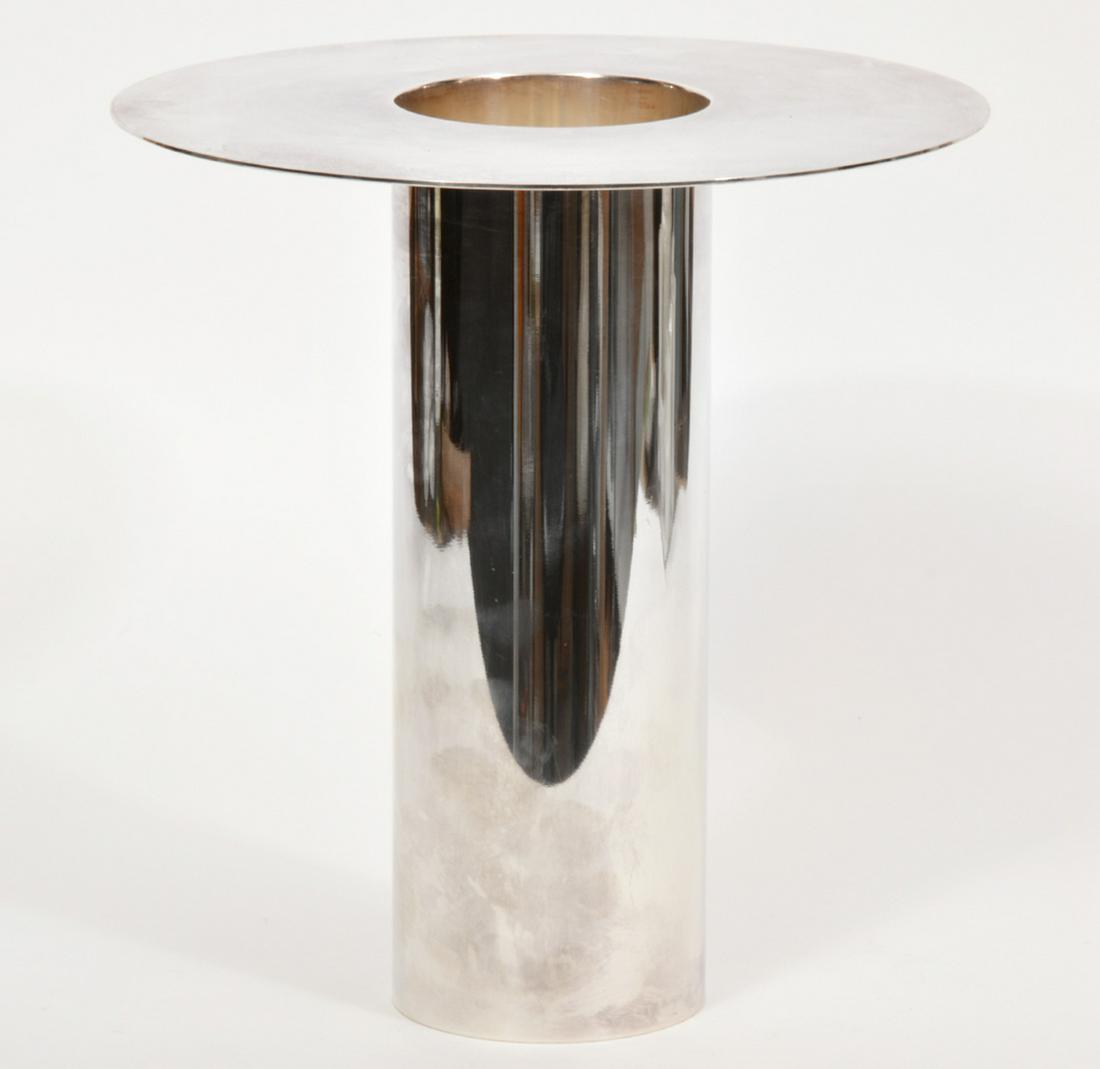 Christofle Signed Silver Plate Flower Vase (1 of 4)