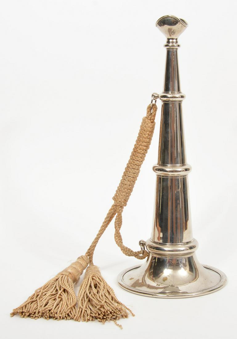 Fireman's Silver-Plated Bugle by Cairns & Bros. (1 of 7)