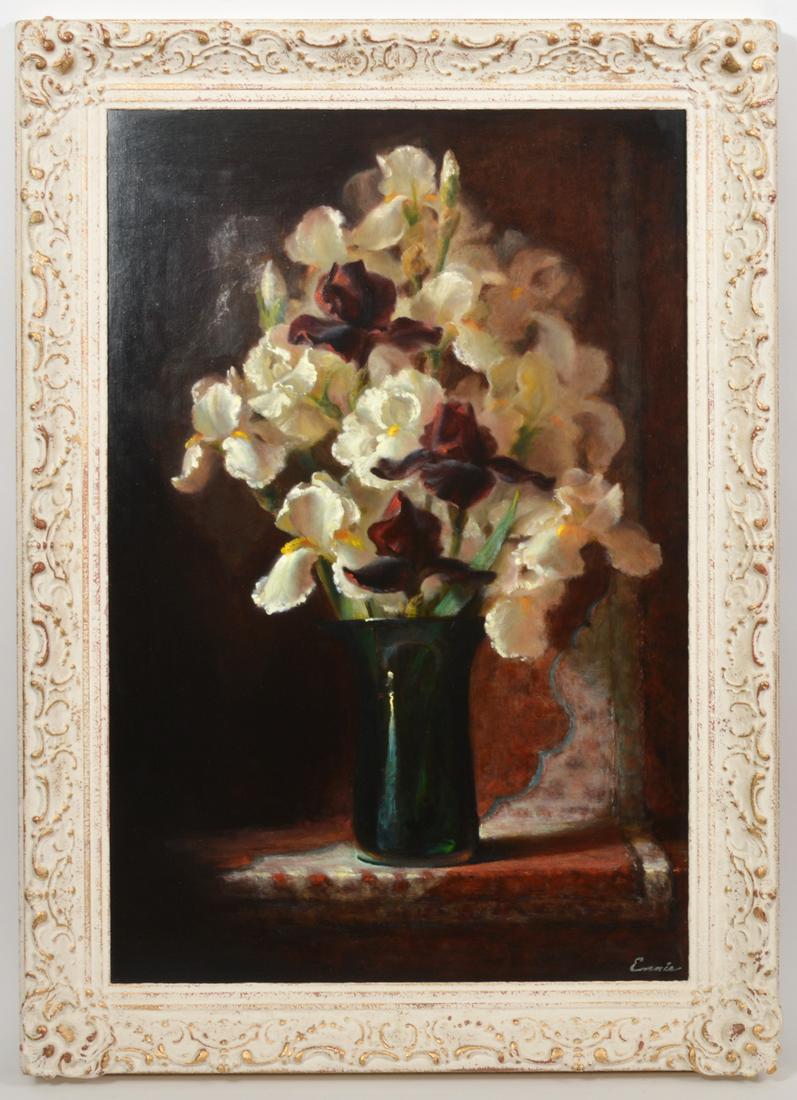 Cary Ennis 'Still Life' Oil Painting on Board (1 of 4)