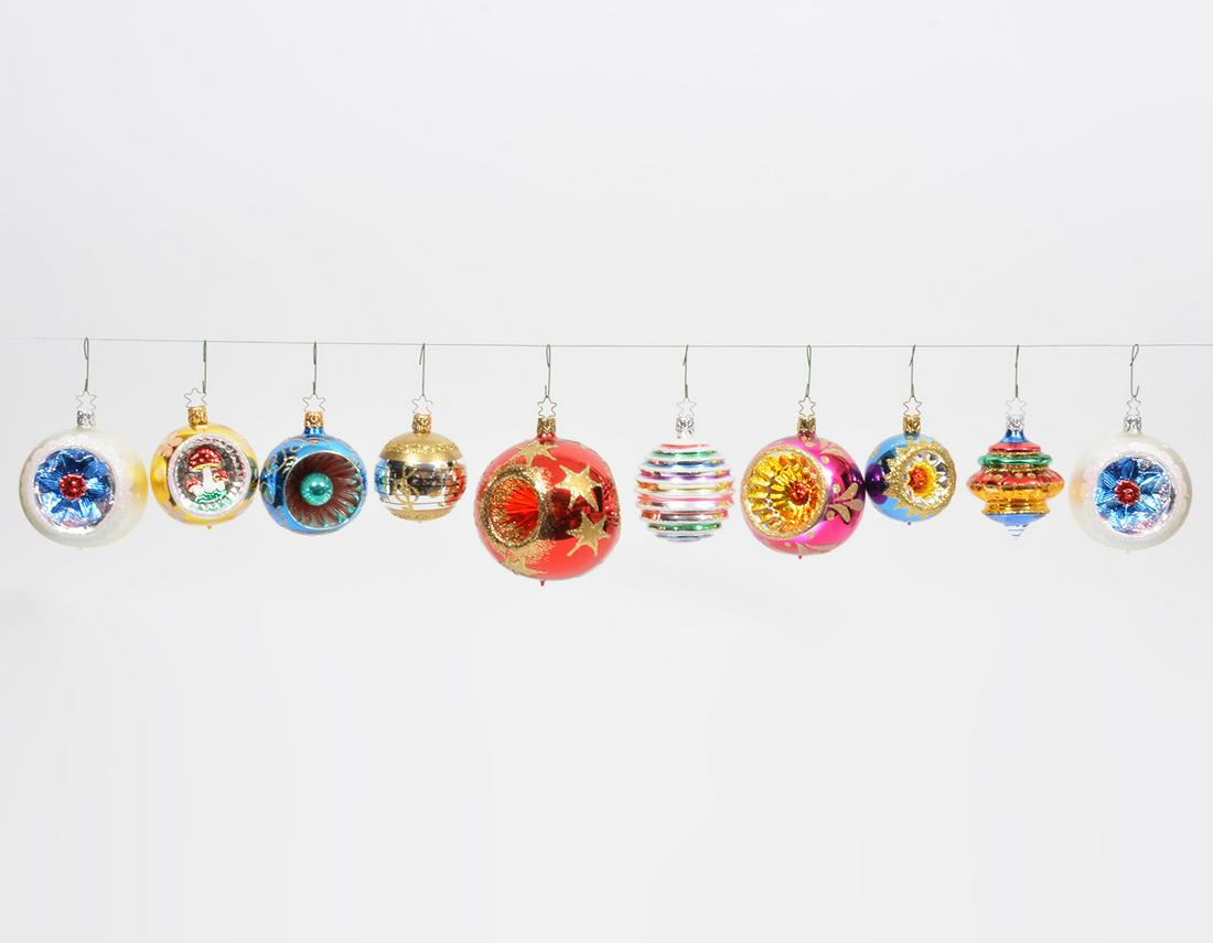 10 Christopher Radko Christmas Ball Ornaments (1 of 5)
