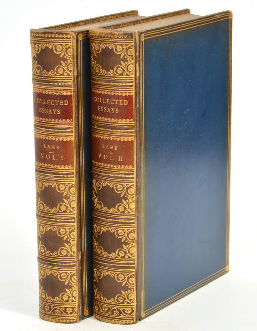 The Collective Essays of Charles Lamb' Vol. 1 & 2 (1 of 8)