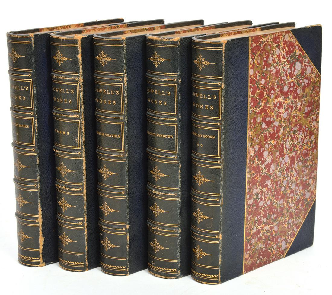 James Lowell's Works Five Volumes, 1886 (1 of 9)