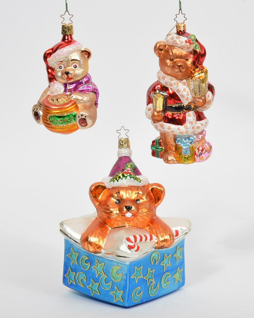 3 Christopher Radko Bear Ornaments (1 of 4)