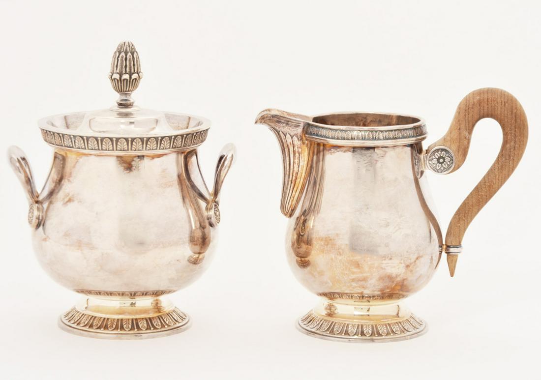 Christofle Silver-Plated Sugar Bowl & Creamer (1 of 7)