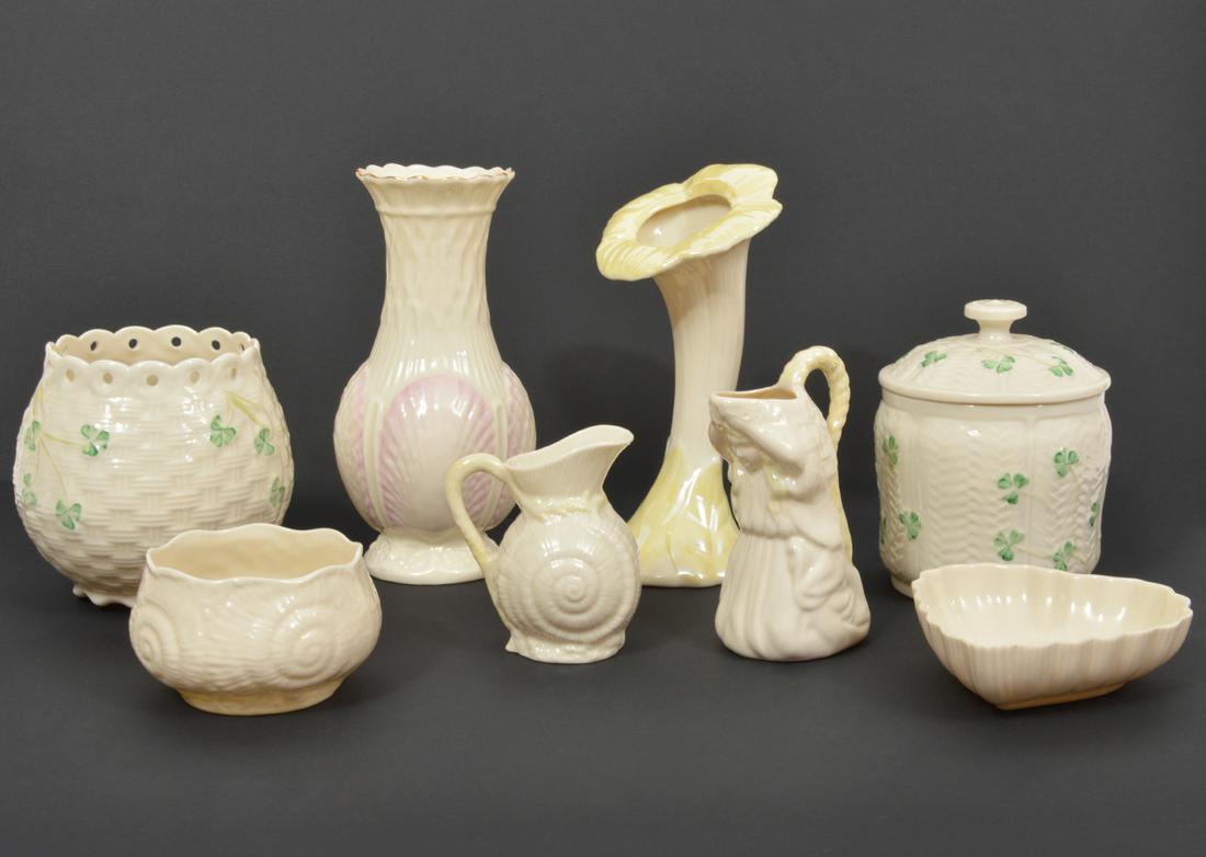 Set of 8 pc Belleck Ireland Porcelain (1 of 11)