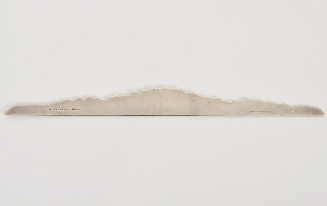 S.Kirk & Son Repousse Floral Sterling Silver Ruler (1 of 6)