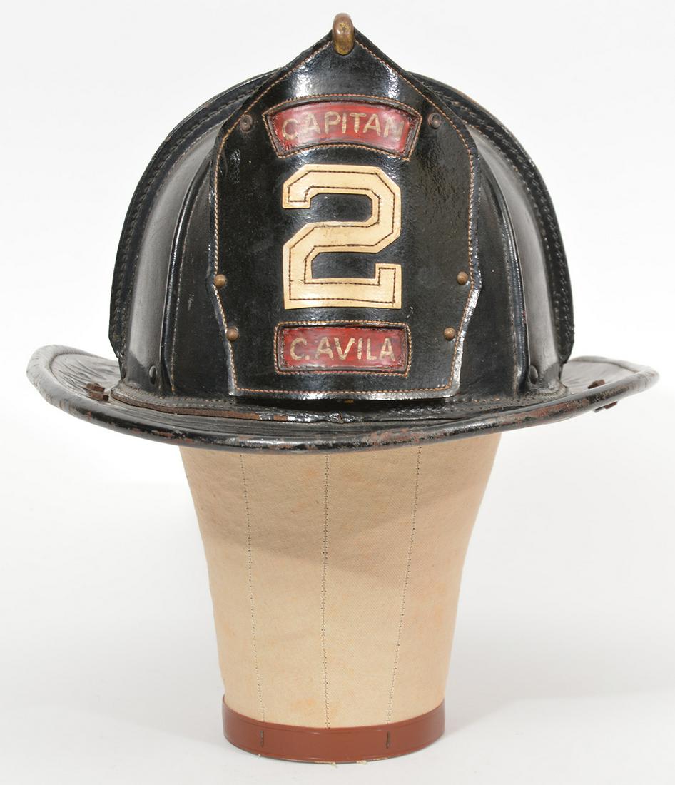 Cairns & Bro Leather Firefighter Helmet #2 Capitan (1 of 6)