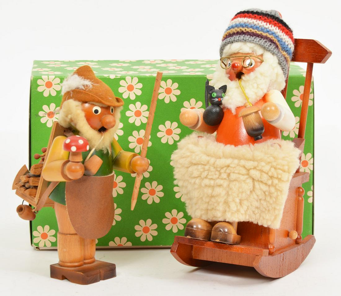 Two German Steinbach Woodland Folk Figures (1 of 6)