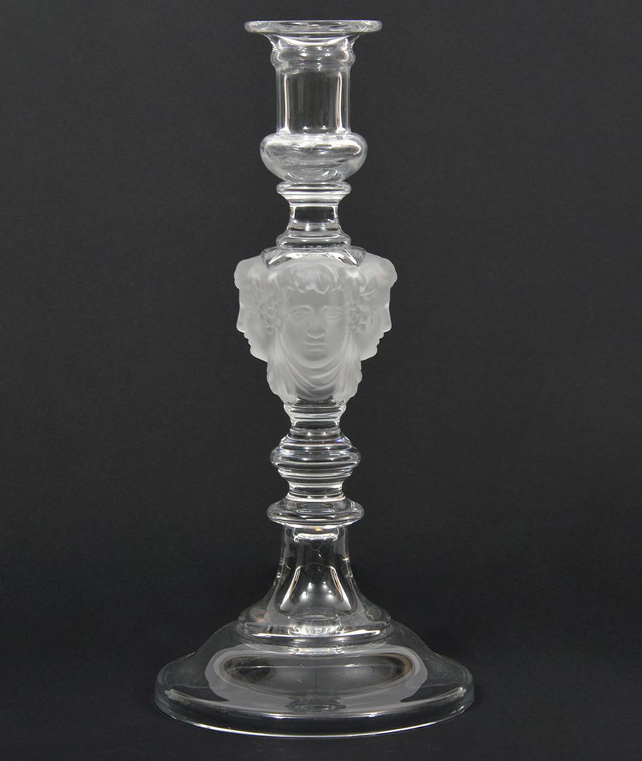 Baccarat Limited Ed. Bacchus Figural Candlestick (1 of 5)