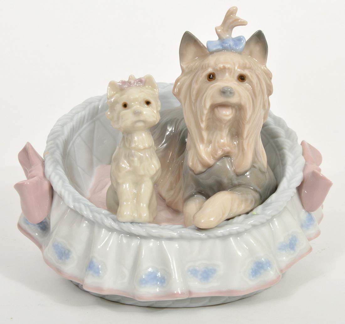 Lladro Yorkshire Terrier Figure 'Our Cozy Home' (1 of 8)